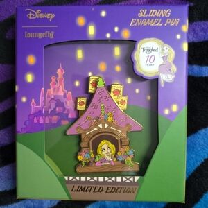 Disney Loungefly Rapunzel LE Sliding Enamel Pin
